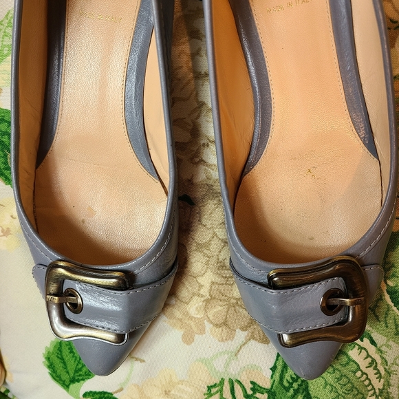 FENDI !!! Pointed Toe Ballerina Flats w/ Buckle ! - Picture 8 of 16